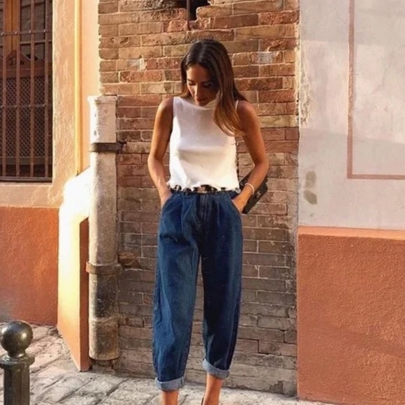 Zara Denim - Zara Slouchy Jean Size 2 Blogger Favorite